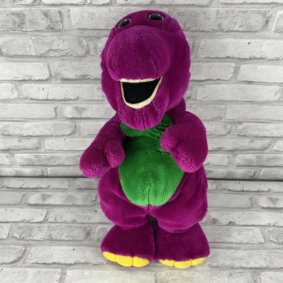 large barney stuffed animal